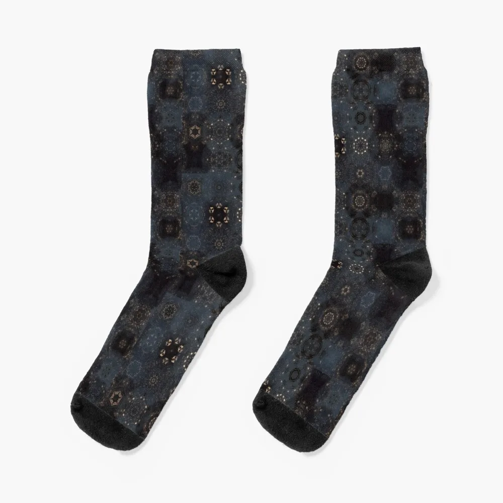 Midnight Fireworks Kaleidoscope Socks basketball winter Men's Socks For Man Women's