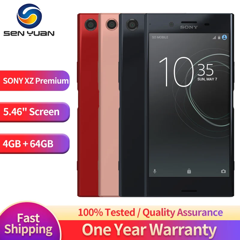 Original Sony Xperia XZ Premium G8141 G8142 SO-04J ROM 64GB 4G LTE Android 5.5