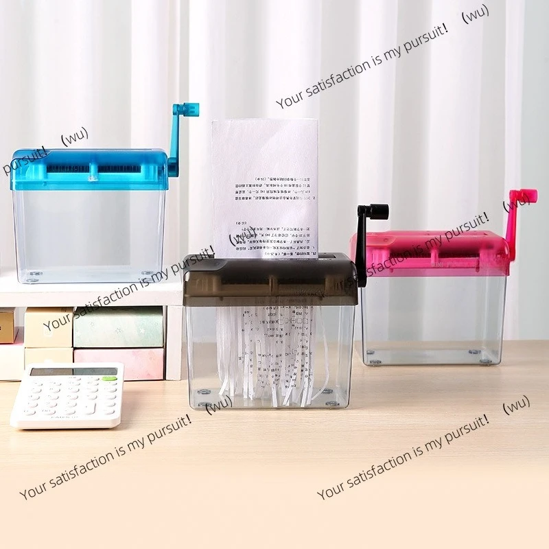 

Desktop Household Manual Shredder Office Hand Paper Shredder A4 Paper File Strip Cutting Machine