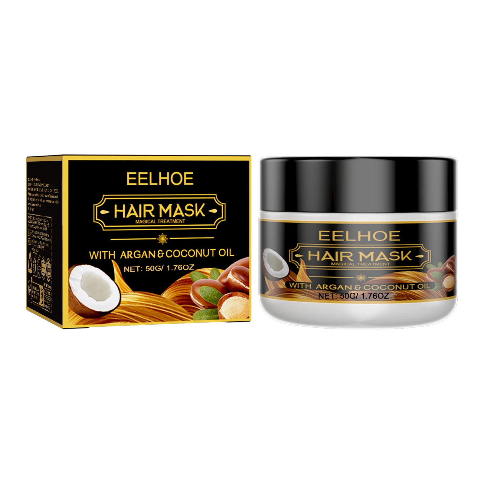Hair Mask Conditioner, Deep Nourishing Treatment For Dry Damaged Hair, Moisturizing, Smooth Frizz, Boost Hair Shine