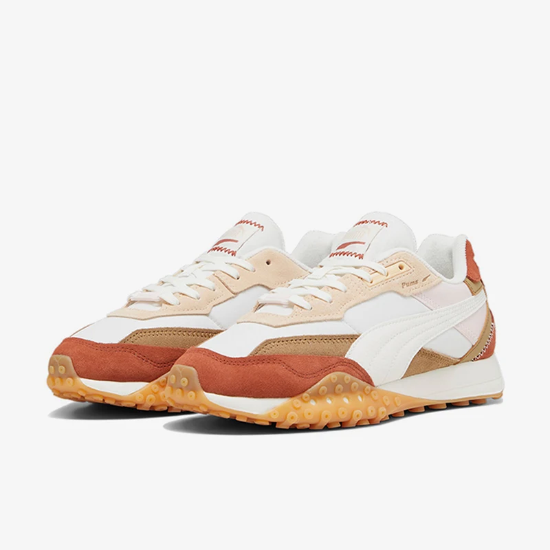 Sepatu kasual bertali luar ruangan berpotongan rendah bernapas untuk olahraga pria dan wanita baru asli Puma 392725-08