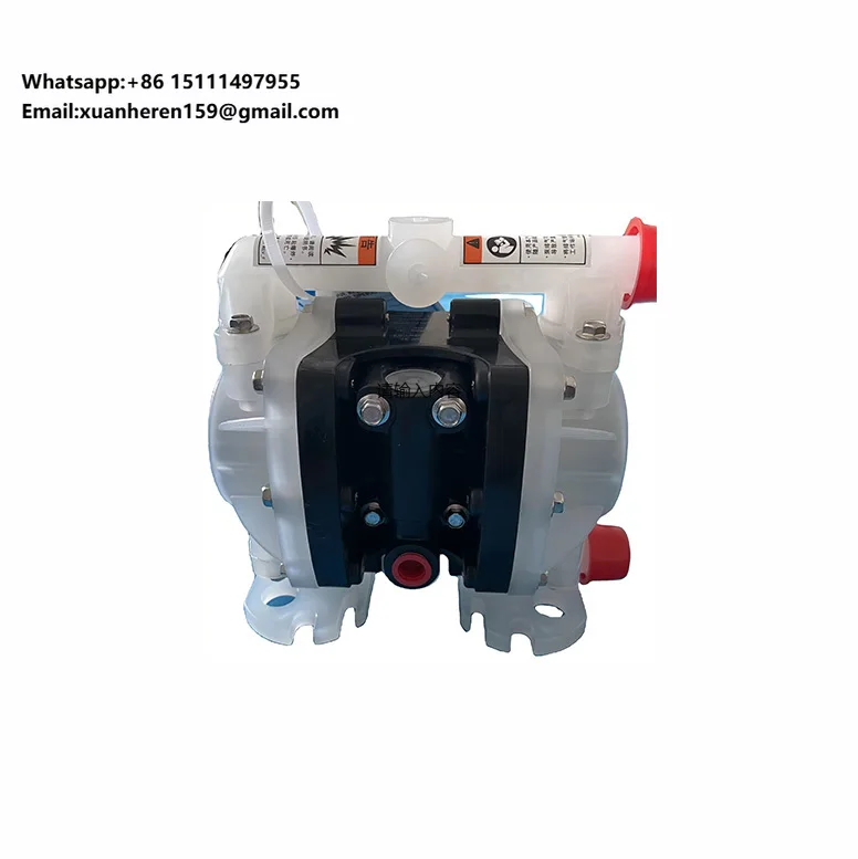 

1/4\" Pneumatic Diaphragm Pump Santoprene Diaphragm Self-Priming Sump Pumps for Marine Water PP Shell + PD01P-HPS-PAA-A