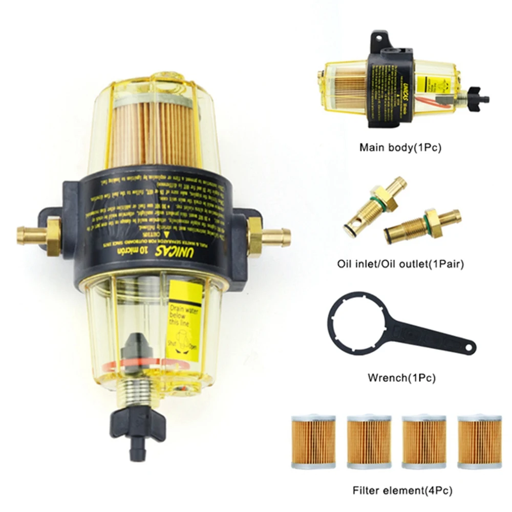 UF-10K Fuel Filter Oil-Water Separator Fuel Filter Elements Suitable for Outboard