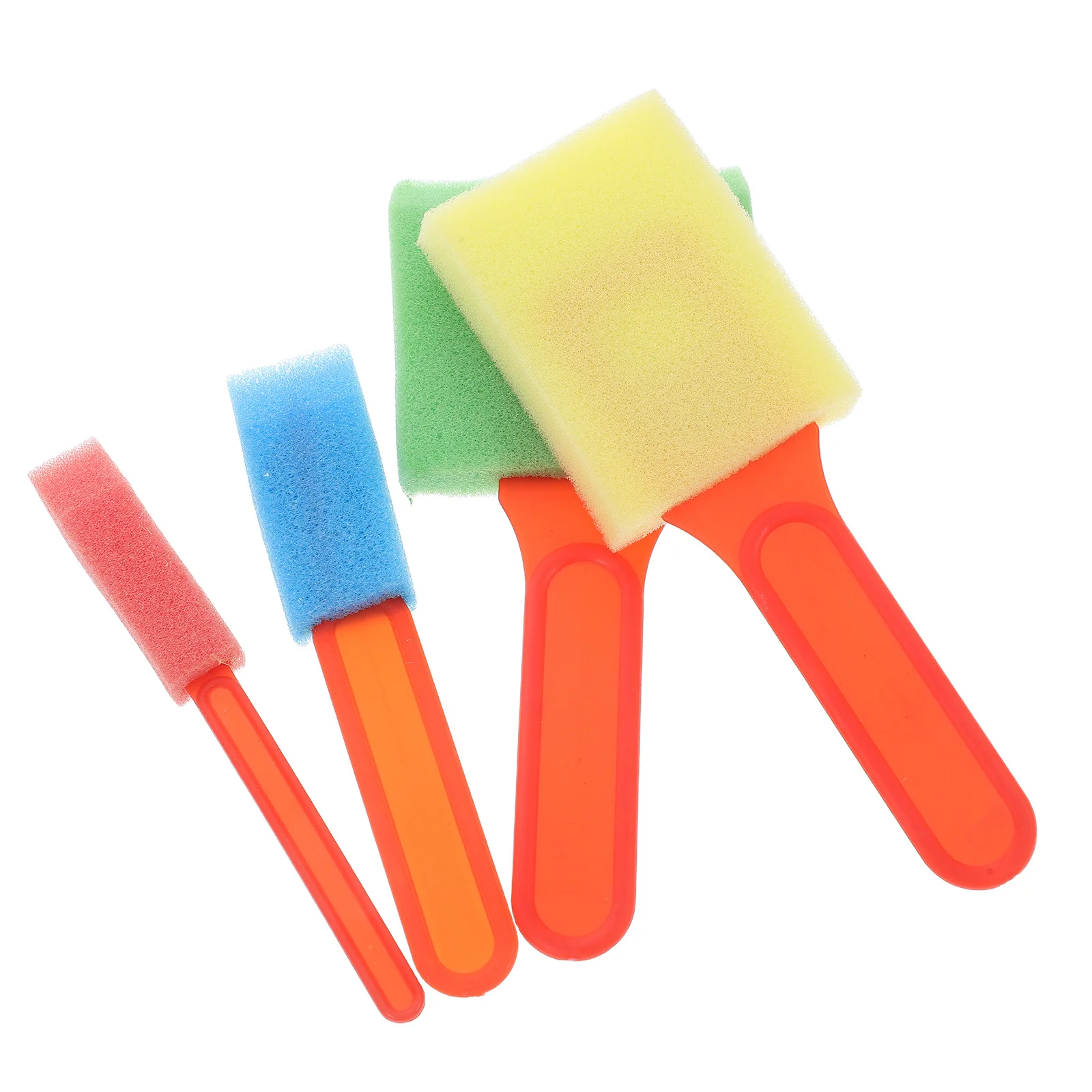 

4Sets Foam Sponge Brushes for Kids Painting Art Tools Craft Doodling Supplies Ideal for Children's Creative Drawing and DIY