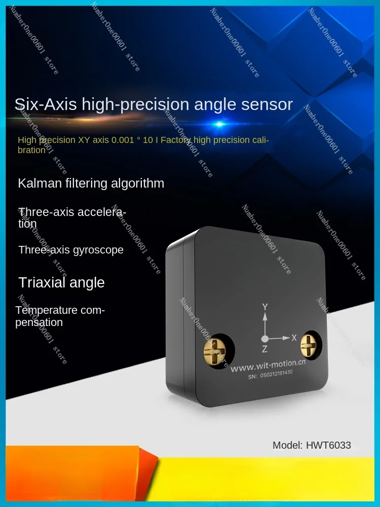 High Precision 0.001 ° Accelerometer ROS Angle Tilt Sensor Gyroscope HWT6033