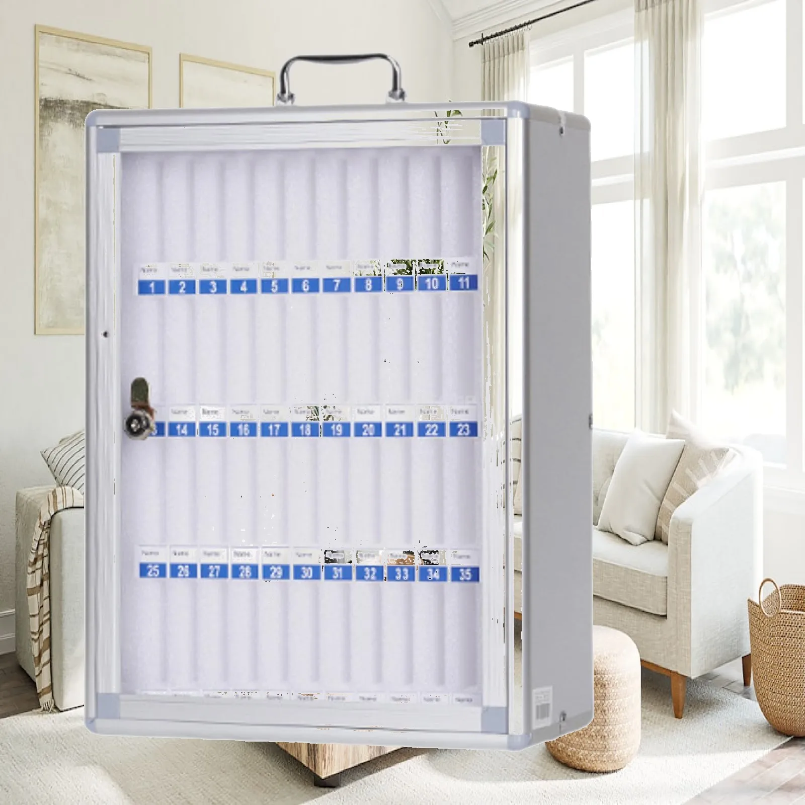 scatola-trasparente-per-riporre-telefoni-cellulari-con-chiusura-a-chiave-realizzata-in-lega-di-alluminio-ideale-per-studenti-da-appendere-alla-parete-in-aula-organizer-portatile