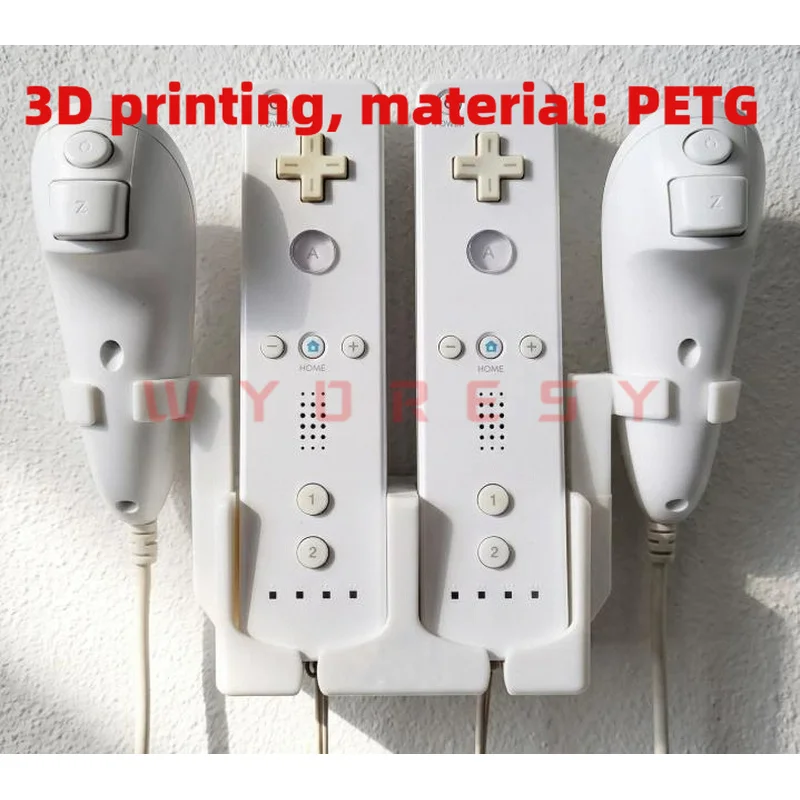 Wall Mount Bracket For Nintendo（WII Remote Controller）Secures Retro Game Remotes Neatly And Keeps Gaming Area Tidy While Prevent