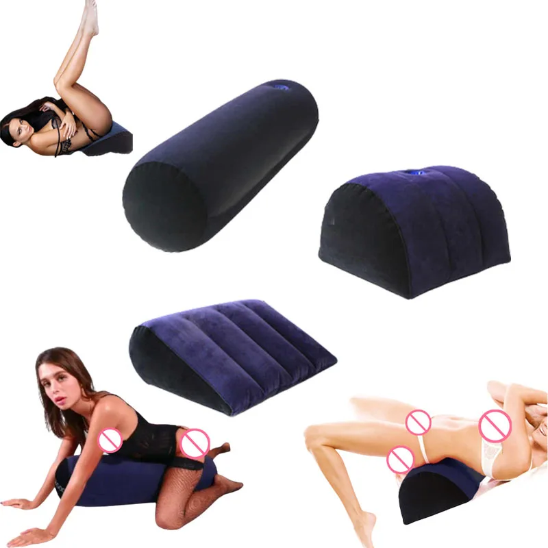 Inflatable Climax Sex Magic Cushion Love Position Cushion Couple Furniture Couple Sex Triangle Charm Pillow Sextoys