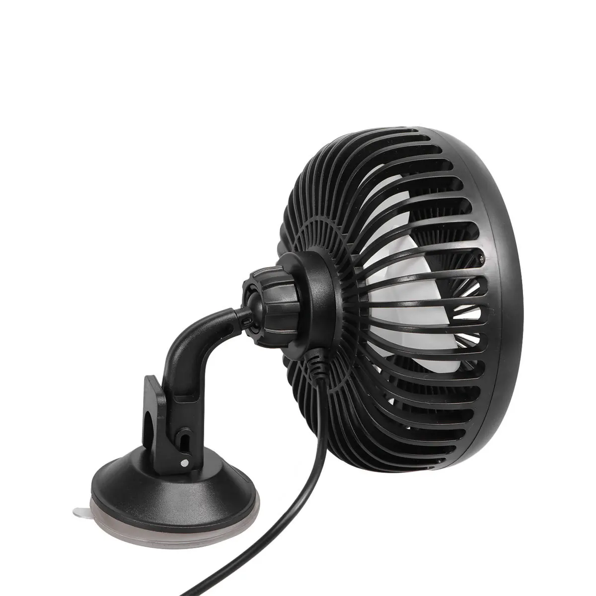

12 24V Car Air Cooling Fan USB Adjustable Quiet Operation Strong Wind Vehicle Dashboard Cooler Fan Black Car Interior