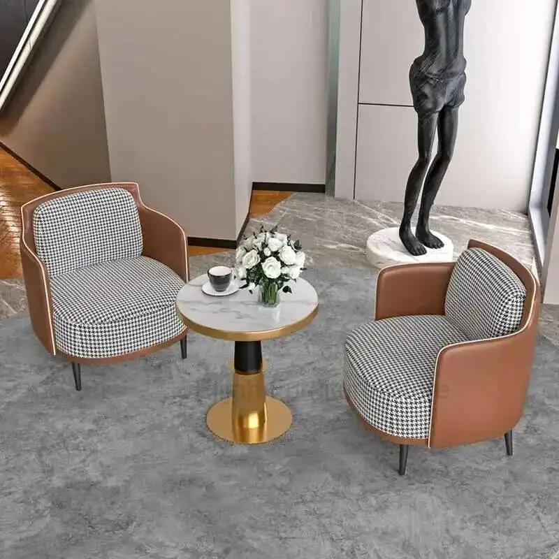 

Luxury Single Small Leisure Living Room Sofa Chair Balcony Relax Hotel Chair Rest Meeting Guests Chaises De Salon Home Furniture