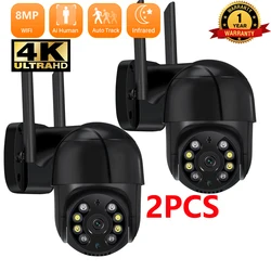 8MP 4K IP Camera 5MP Wireless WIFI Camera Speed Dome Auto Tracking PTZ Camera Smart Home Outdoor Surveillance Monitor ICSEE APP