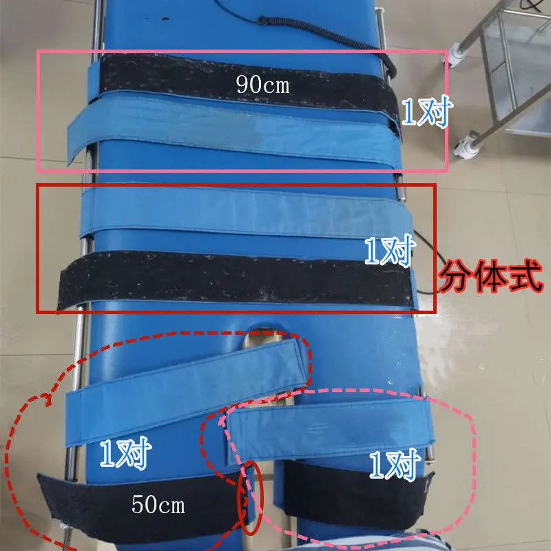 Standing Frame Strap Standing Bed Self-adhesive Fixing Strap Surgical Hip Wrap Velcro Restraint Rehabilitation Training Aid