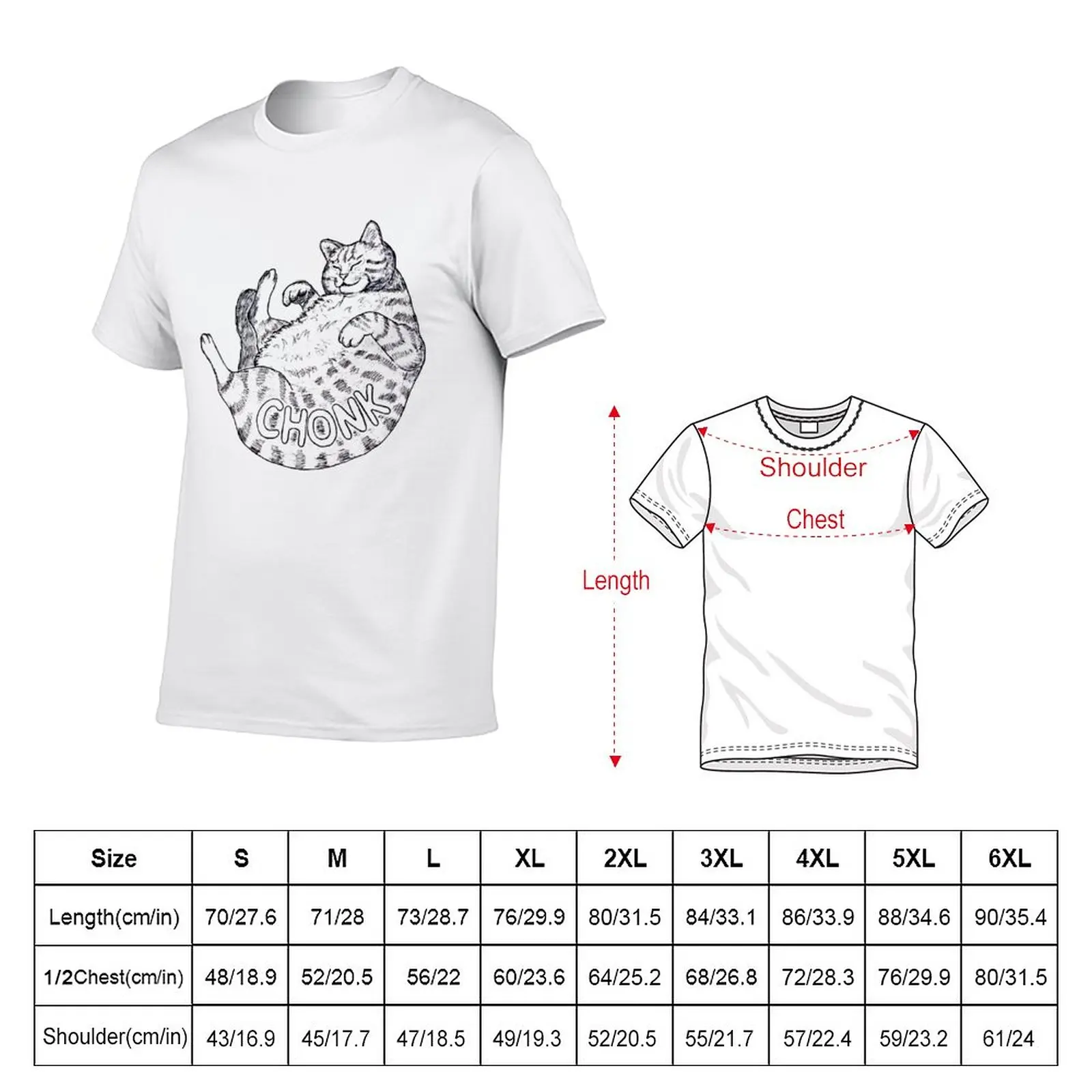 New Chonk Boy T-Shirt Tee shirt graphics t shirt mens plain t shirts