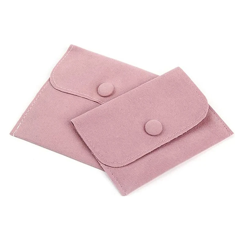 

6 Pcs Velvet Jewelry Storage Bags with Snap Button Gift Packaging Bags Purse Pouches for Rings, Bracelets, Necklaces, Earrings