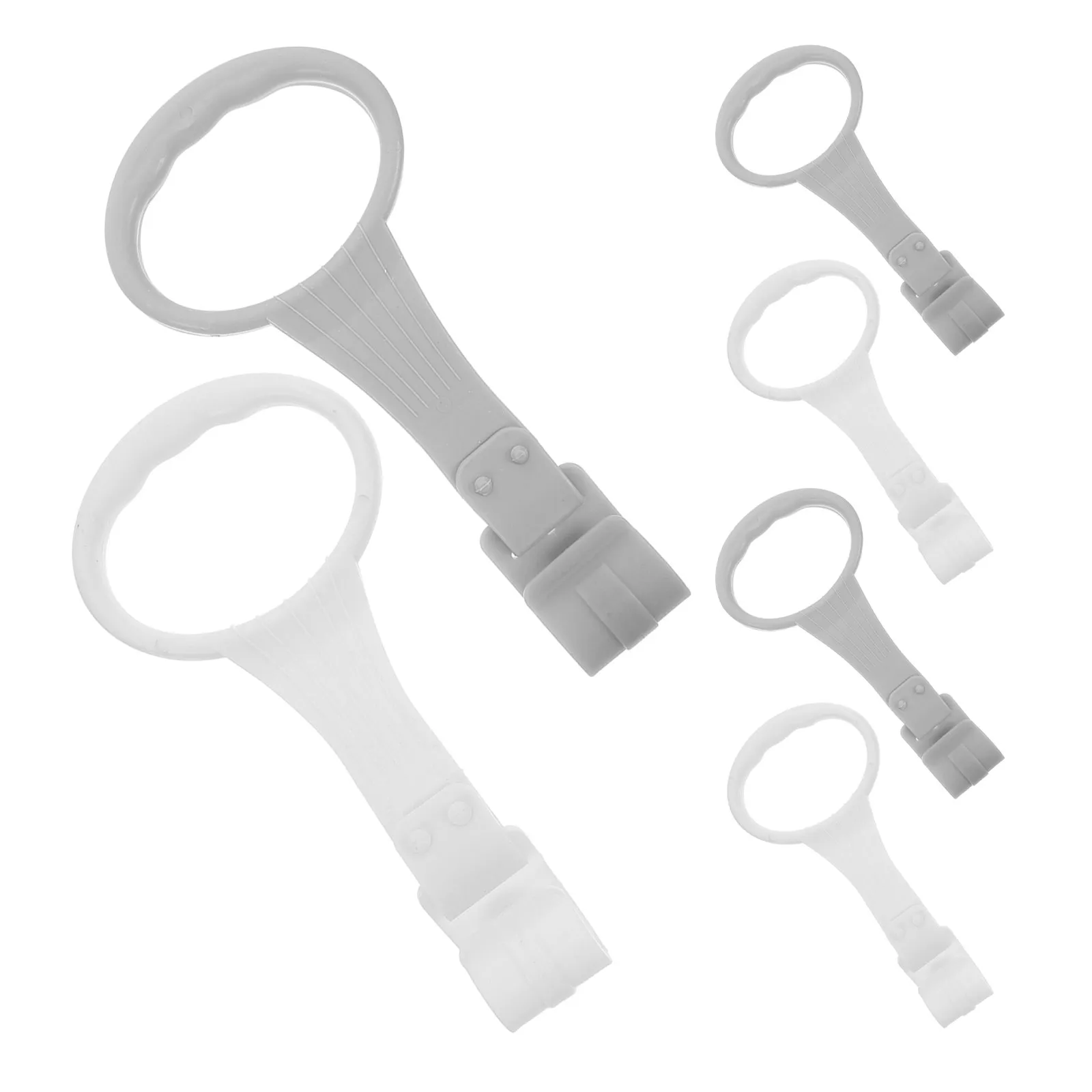 6Pcs Baby Pull Up Rings Portable Playpen Accessories Crib Grip Handles Infant Exercise Walking Assistant Stand Support