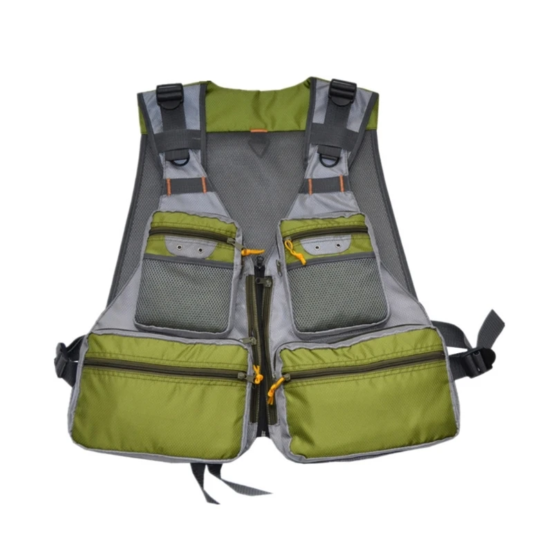 

Mens Multi-Pocket Fishing Waistcoat Fishing Vest Outdoor Quick Dry Fishing Vest Dropship