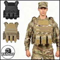 Tactical Airsoft Vest for Men Lightweight Modular Military Quick Release Vest Paintball Shooting Gear,Training Protective Vest