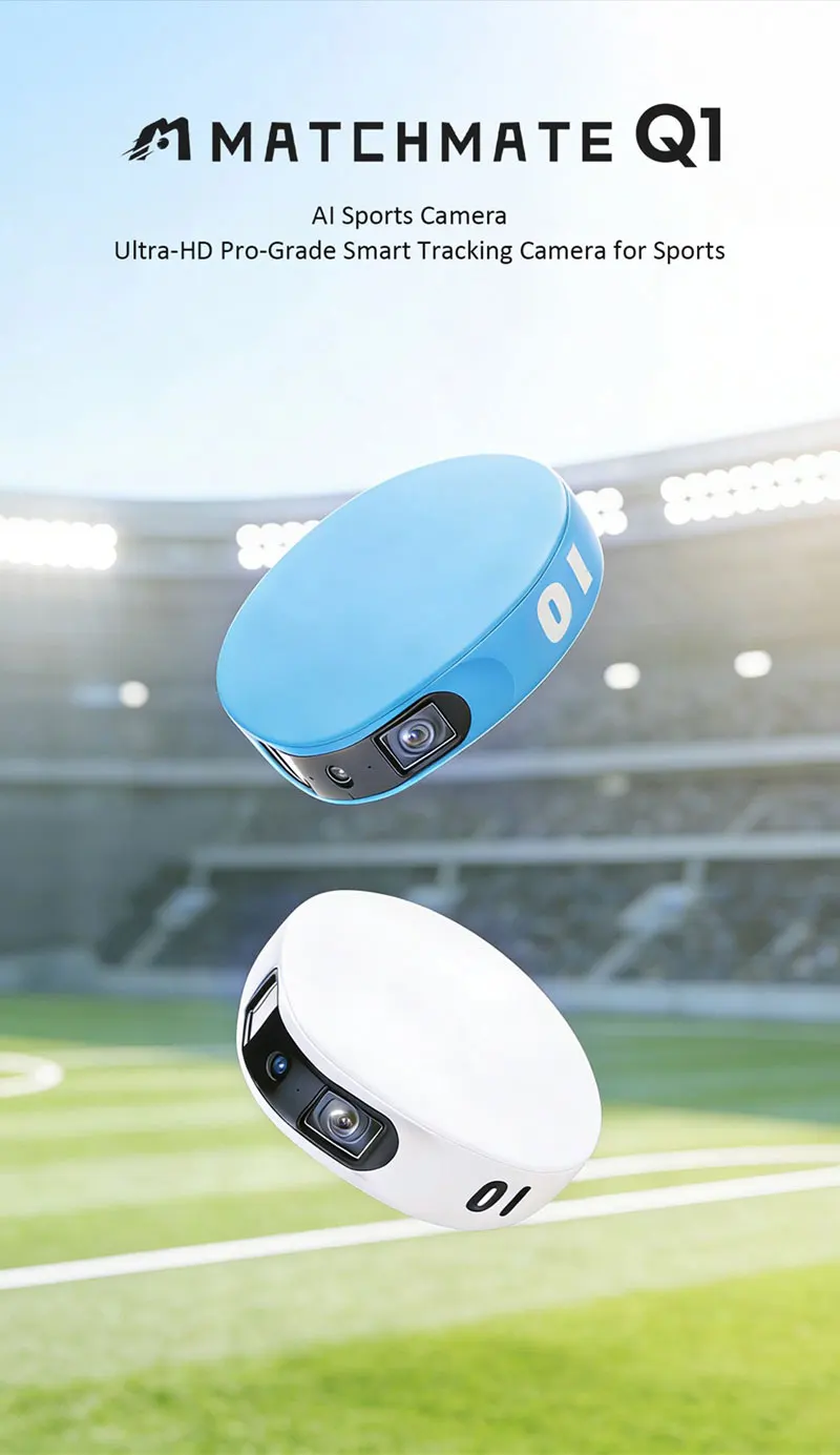 2026 Trending Product Wide Angle AI Auto Tracking Football Sports 4K HD Video Recording Camera