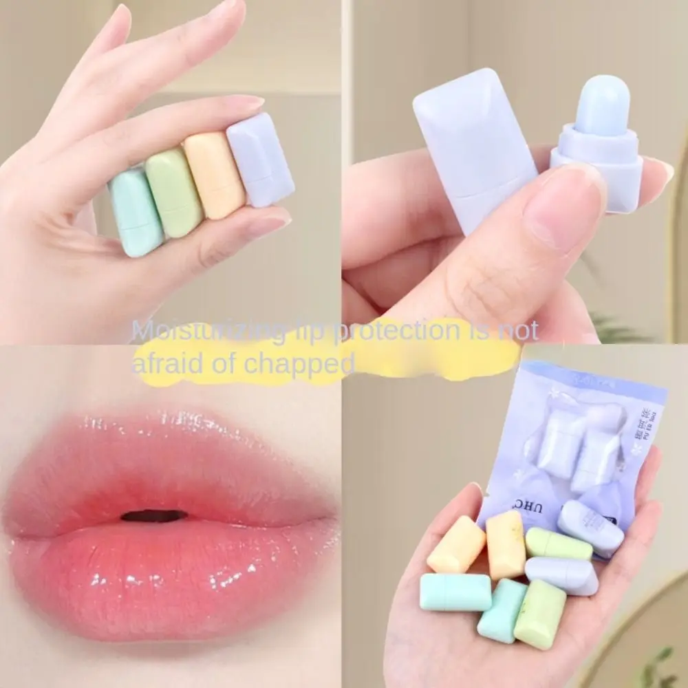 Moisturizing Mini Lip Balm Nourishing Waterproof Hydrating Lip Gloss Anti-chapped Long Lasting Refreshing Tea Lipstick