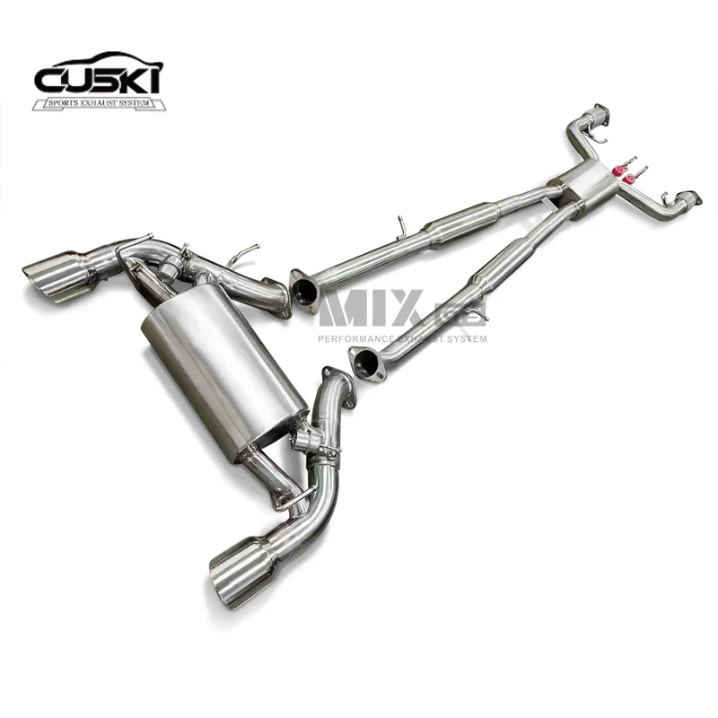 High Performance Exhaust Silencer Tube Cat Back Exhaust System for Infiniti G37 Coupe 3.7 quality stainless steel Exhaust auto p