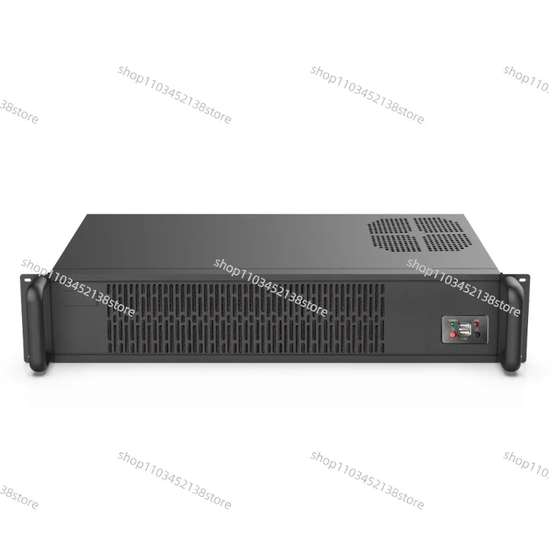 

New 2u Chassis Mini Industrial Control Server Directly Plugged Into The Lower Hard Disk Cooling Sound Simple Fan