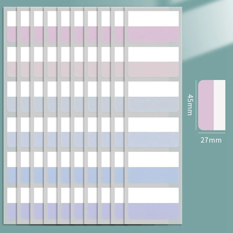 Adhesive Strips, 420 Pcs, 3 Sizes, Adhesive Markers, Index Sticky Markers, Film Text Strips For Reading, Marking Pages