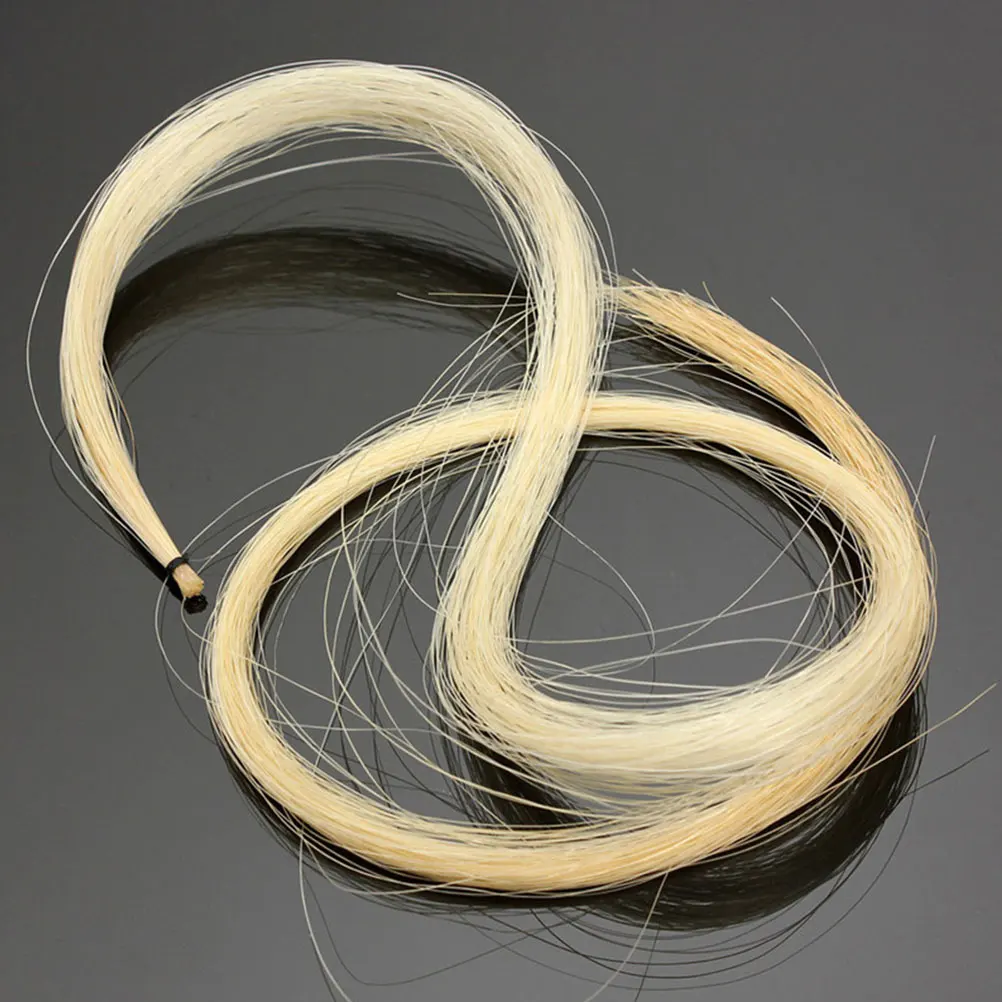 

3 Pcs Violin Bow Hair Horse for Natural Accessories Creative White Tail Professional