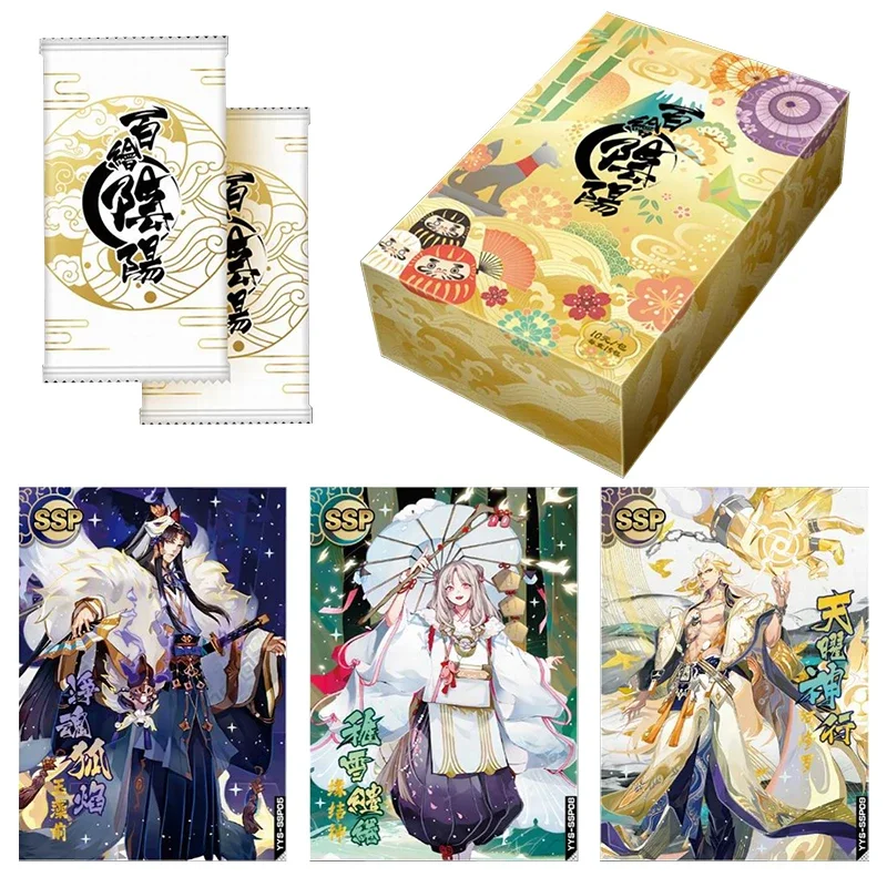 

Onmyoji Card Hundred Paintings of Yin and Yang Shikigami Pack Rare SSR Full Flash Card Hyakki Night Travel Collection Card