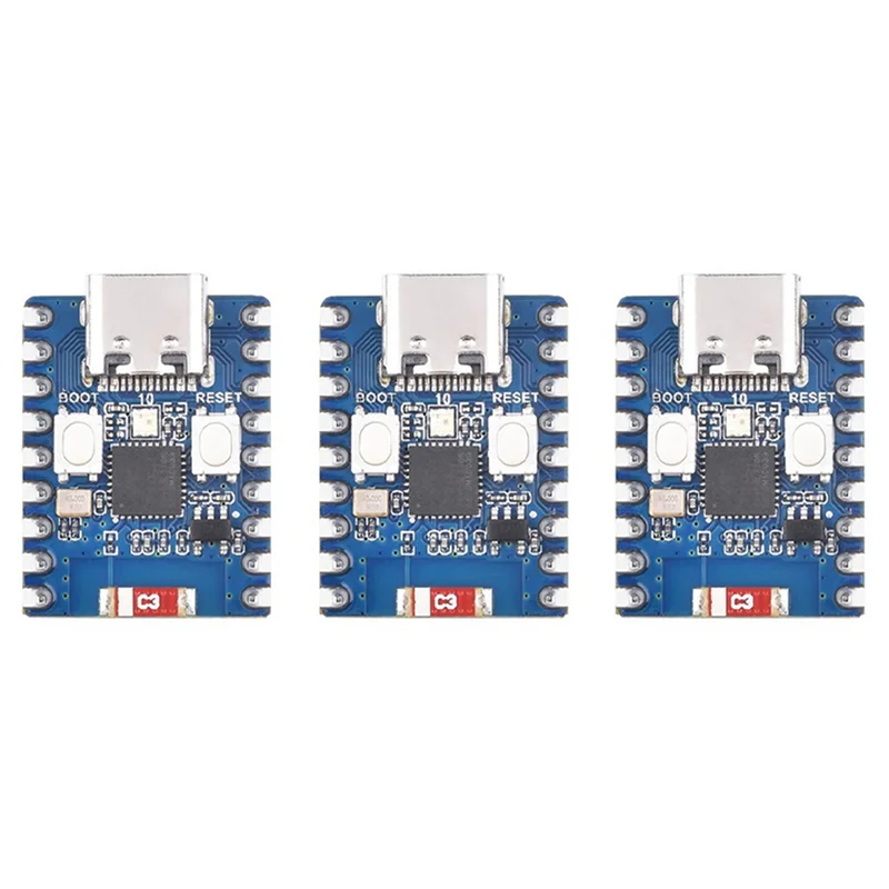 N01R-3X ESP32-S3-Zero Mini Papan Pengembangan ESP32-C3FN Modul Kompatibilitas Wifi Bluetooth RISC-V Tertanam Papan Pengembangan