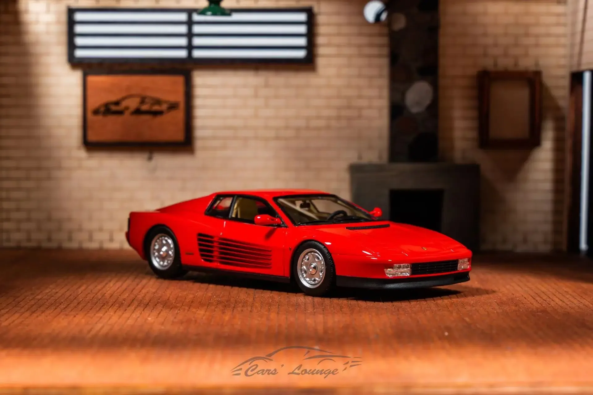 Cars' lounge 1:64 Testarossa Giallo Argento limite399  Model Car