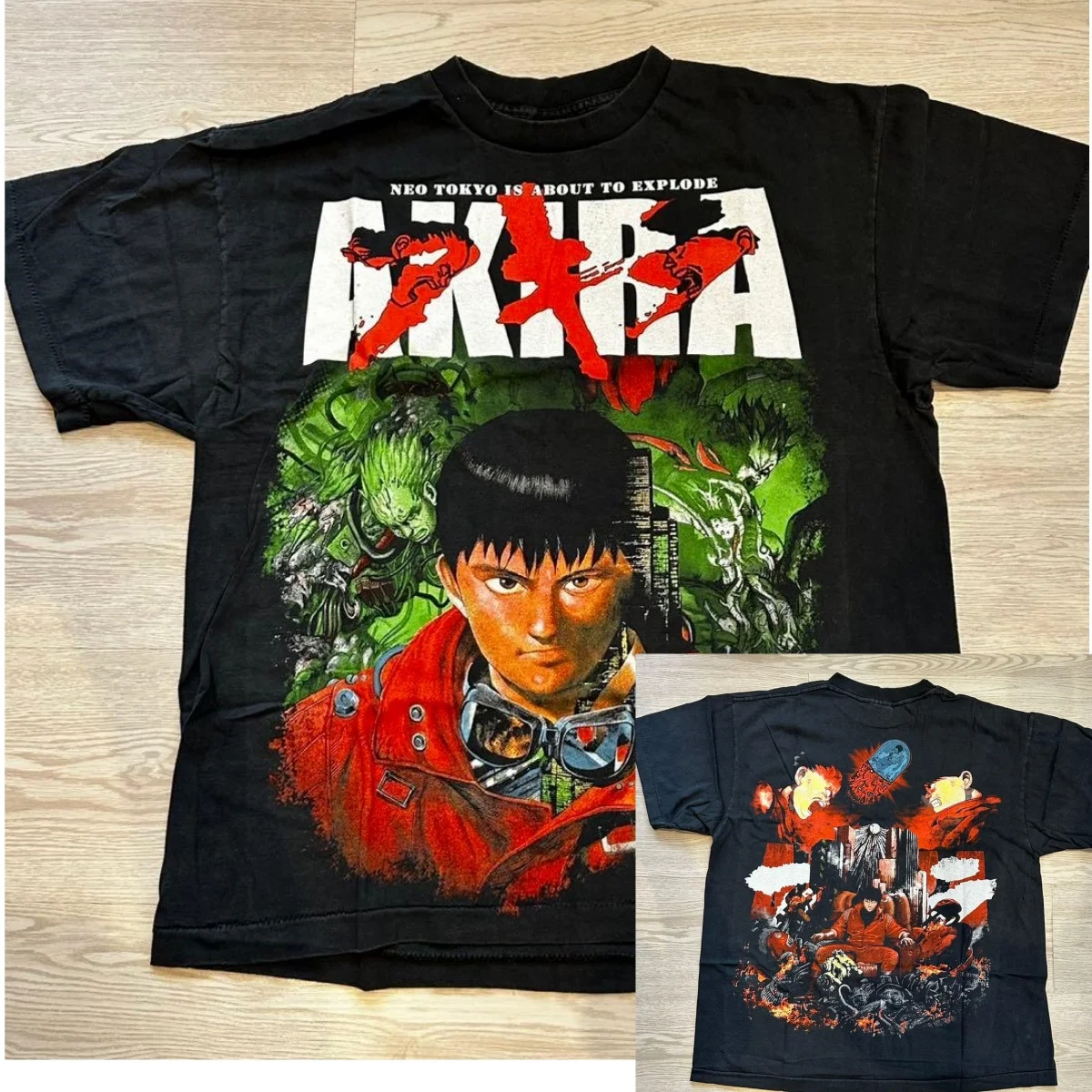 AKIRA  Kaneda Neo Tokyo Is about To Explode Graphic T-Shirt Cotton Men Women Streetwear Tee