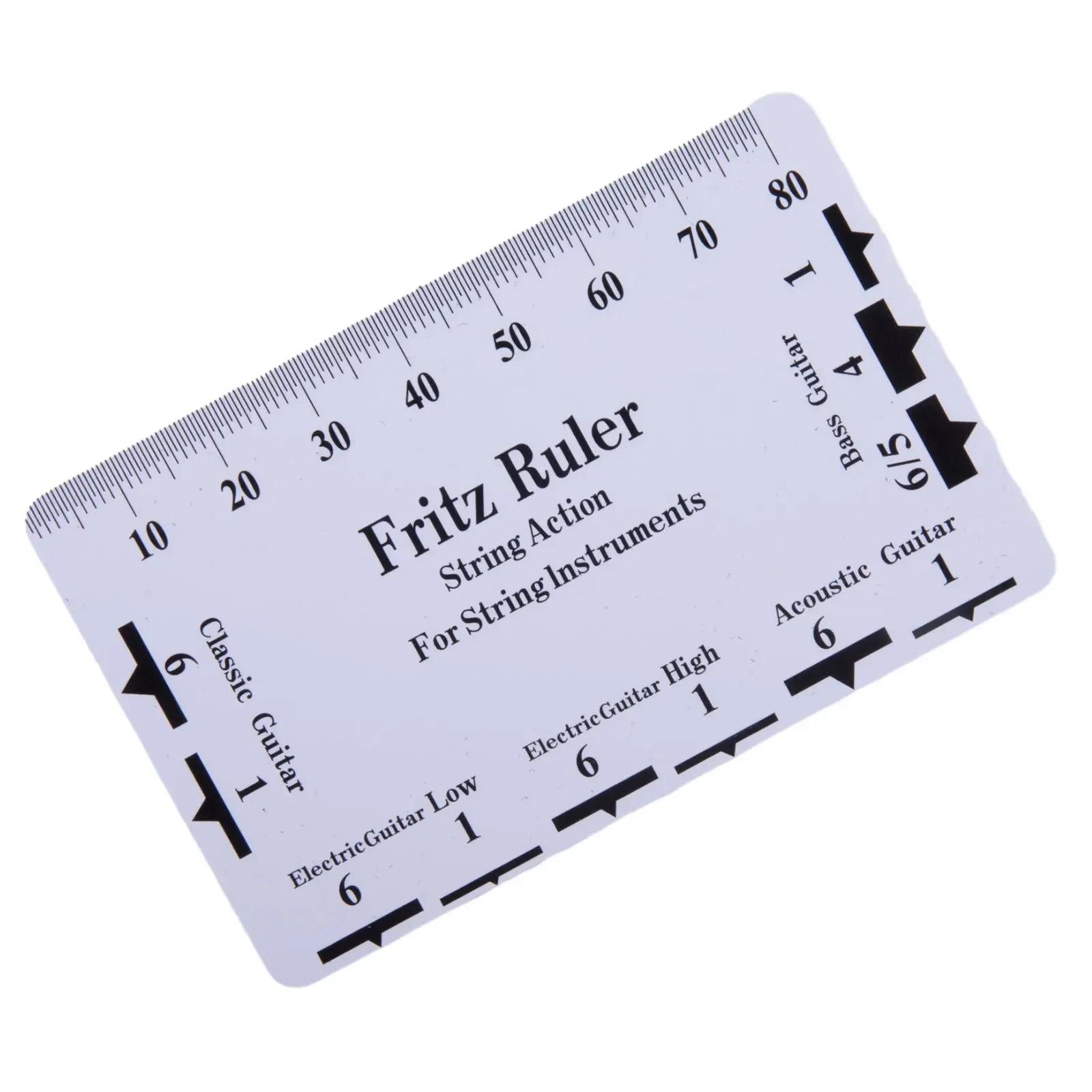 Guitar Luthier Tools Kit, 9 PCS Set Understring Radius Gauge for Fretboard Measurement, Convenient Storage and Use