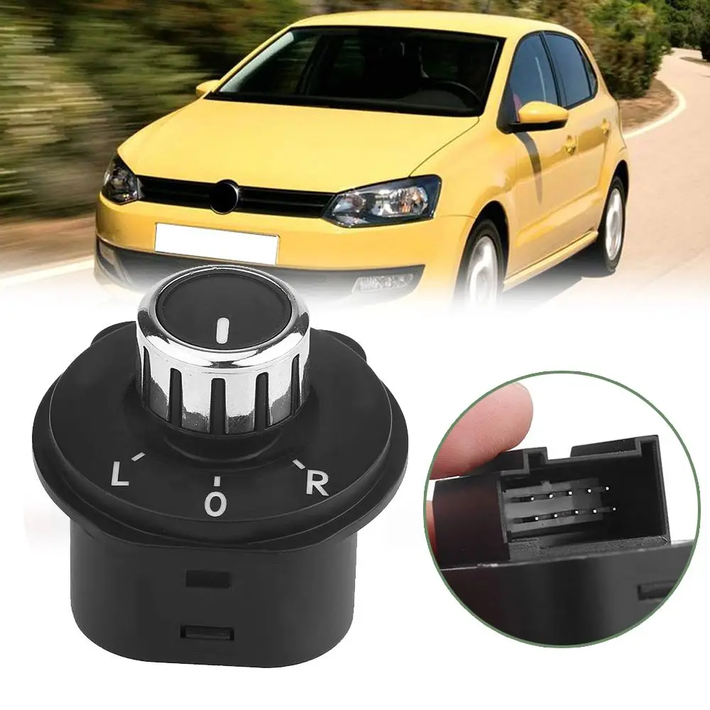 Car Side Mirror Knob Switch Rearview Adjustment Button Heating Control For VW for Polo 6RD 959 565B 6RD959565B