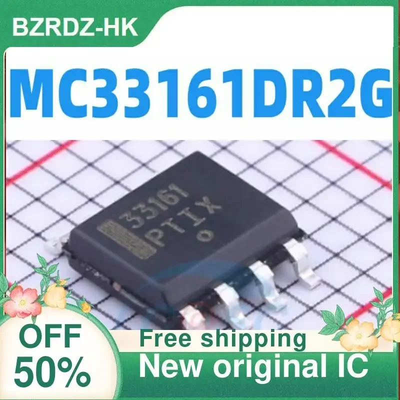 10PCS MC33161DR2G 33161 SOIC-8  New original IC