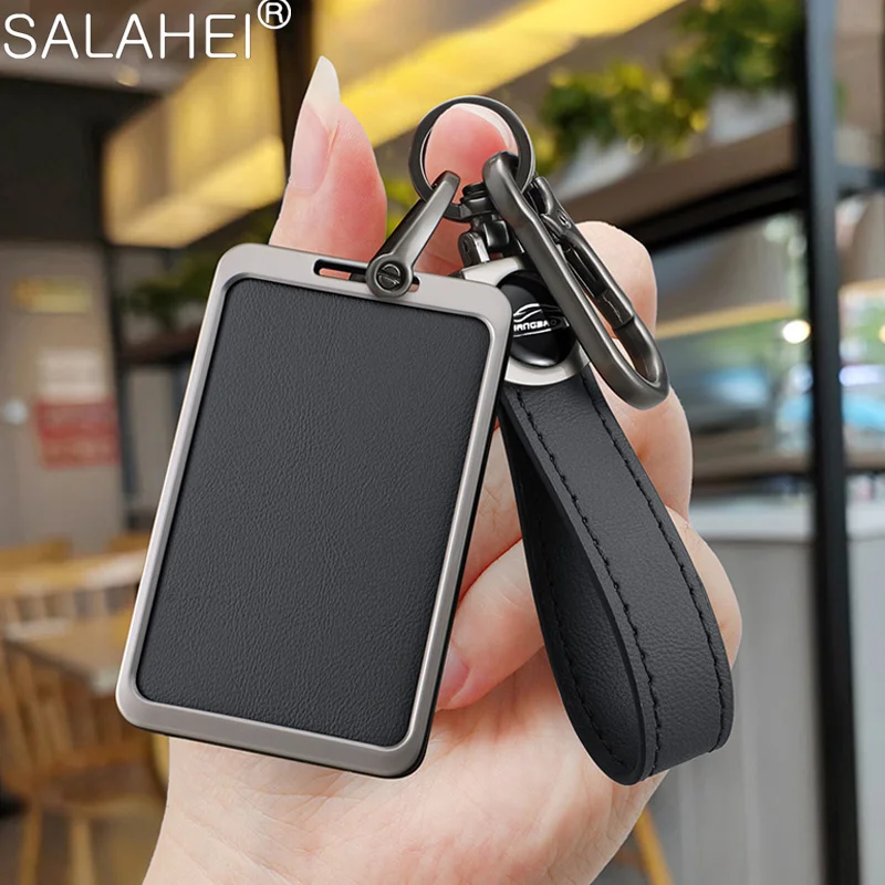 

Car Remote Key Case Cover For Lotus Eletre 2023 Zinc Alloy Leather Protector Keychain Shell Auto Interior Decoration Accessories