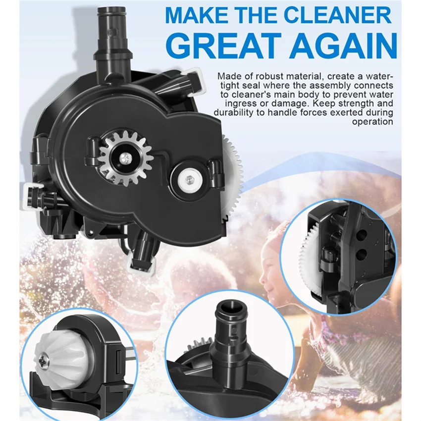 ANX-Motoreinheit mit O-Ring-Ersatz R0837200 für Polaris Quattro Sport / P40 Druckseitiger Automatischer Poolreiniger Ersatzteil – Detail 5