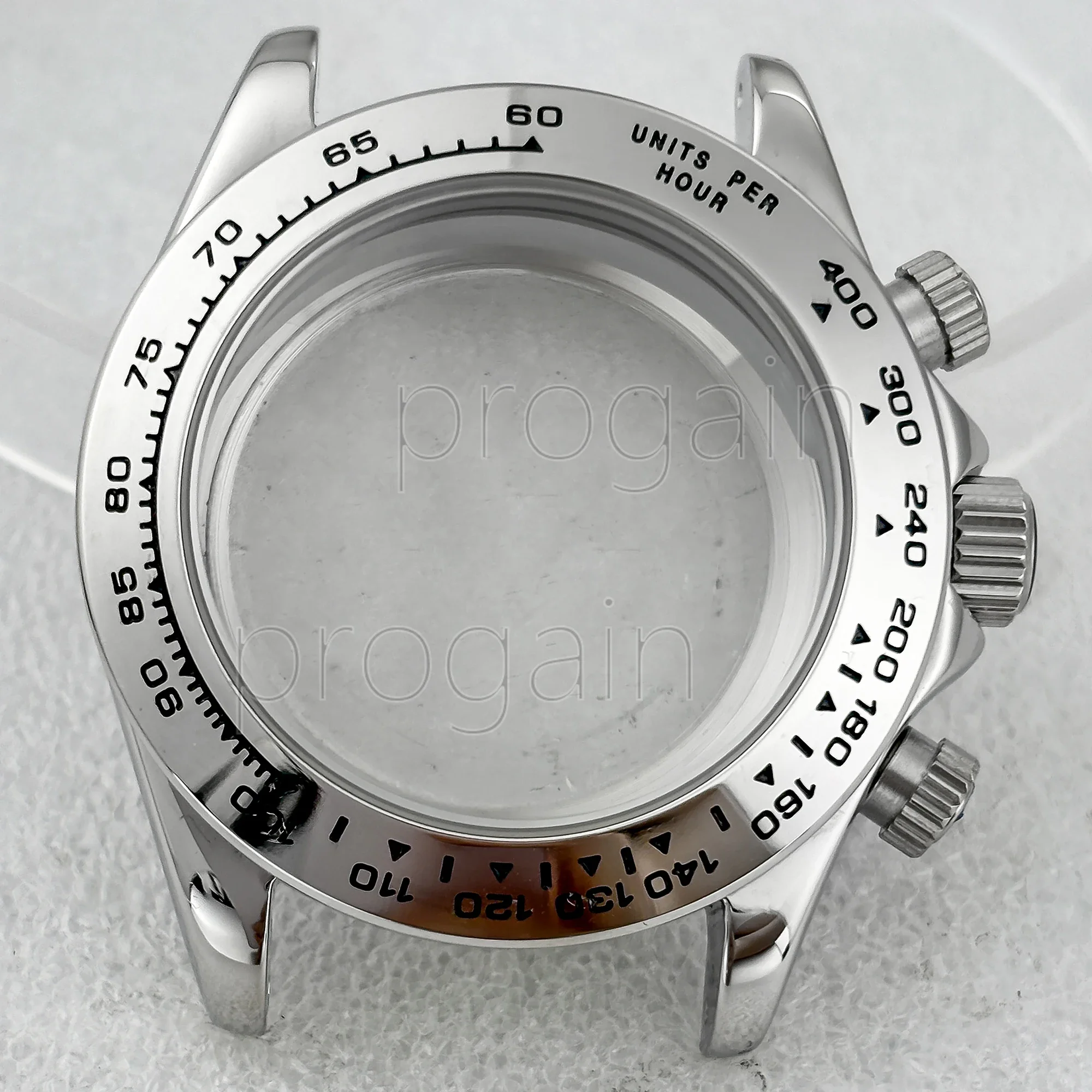 

stainless steel WatchCase 10ATM Waterproof for Japan Quartz VK63 Movement Sapphire glass 20mm strap width Accessories