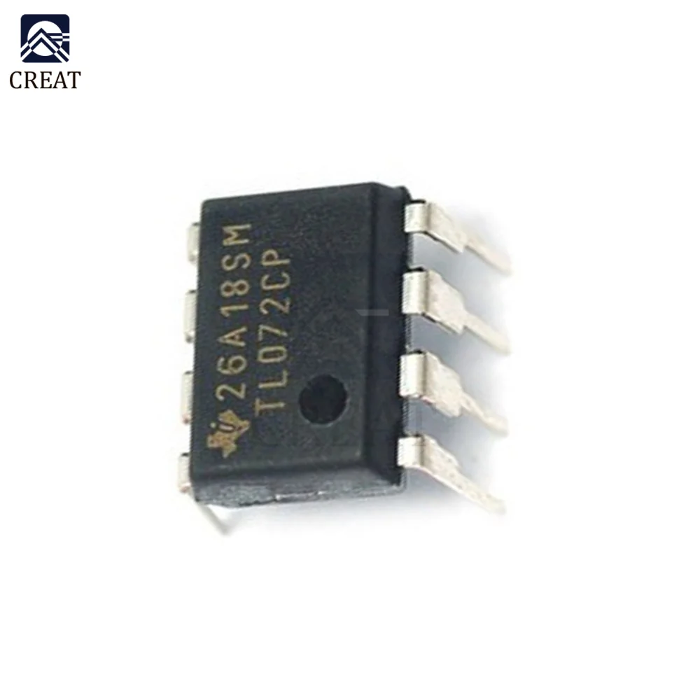 10 PCS/Lot IC Chips TL072CP TL072 DIP-8 LOW NOISE J-FET DUAL OP-Amplifier Original Integrated Circuits IC