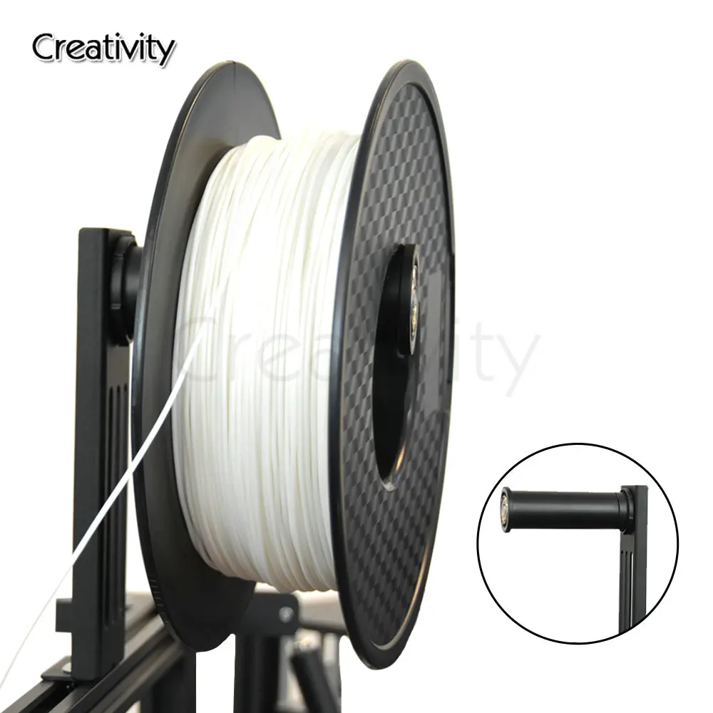 3D Printer Filament Bracket Material Rack 608ZZ Bearing Rotatable for Spool Filament Mount Holder PLA/ABS 3D Printing Material