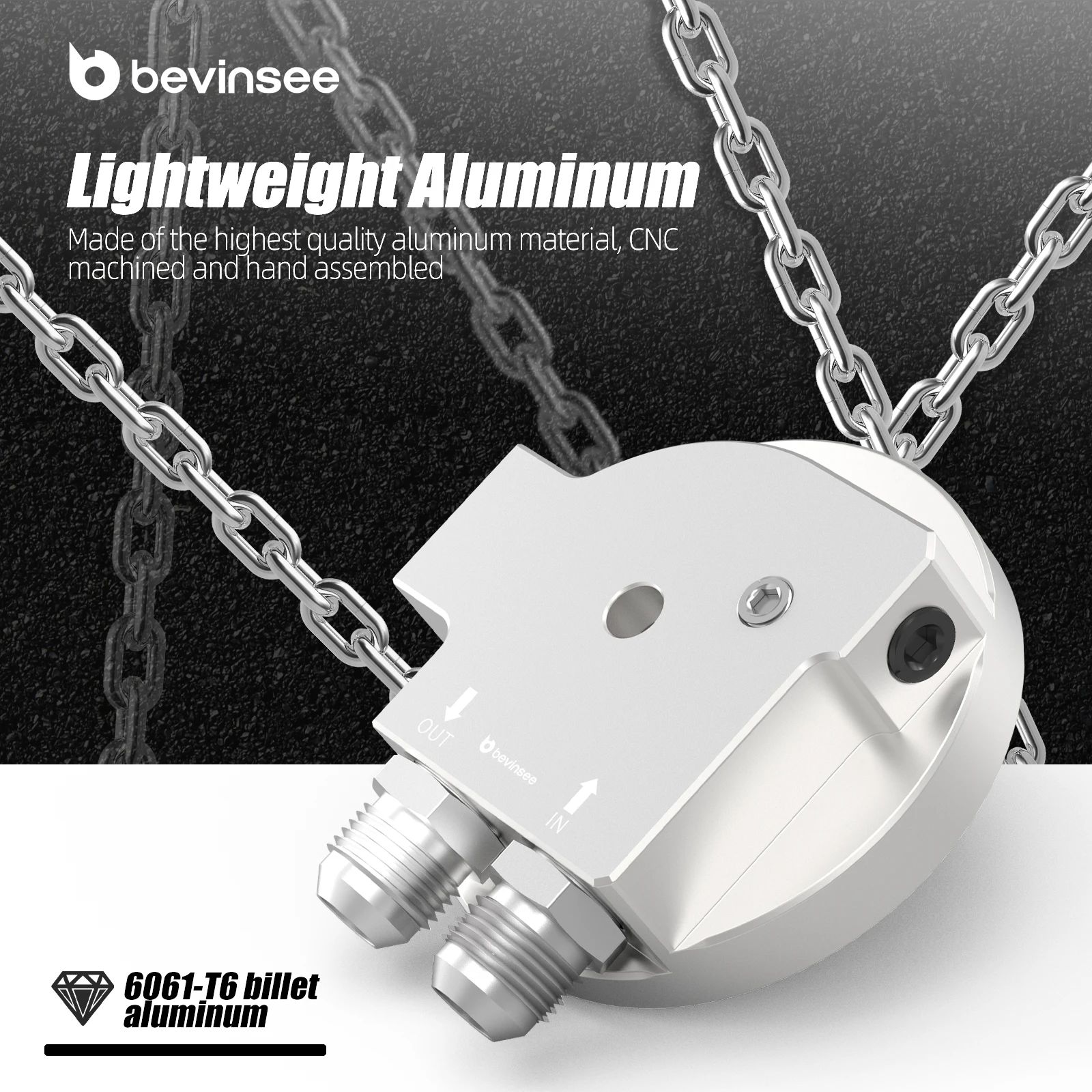 BEVINSEE غطاء مرشح الزيت لسيارات BMW E36 E46 E34 Z3 Z4 E85 E86 320i 325i 520i 525i M3 M50 S50 S52 S54 يستبدل 11421711075 1142174100