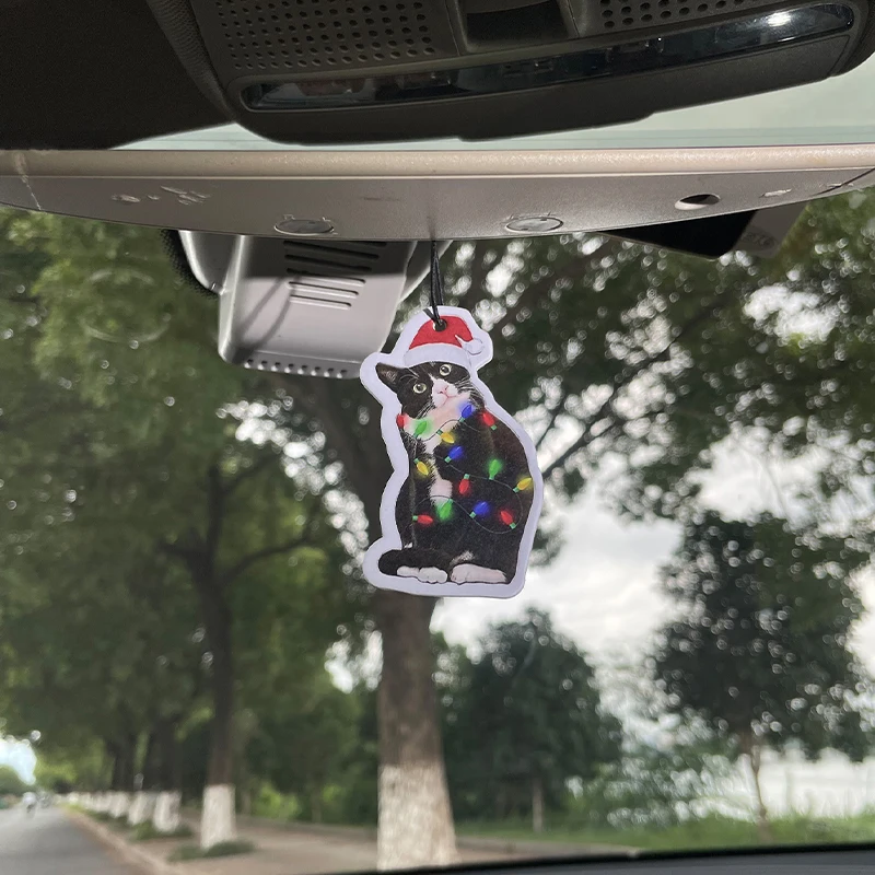 القط عيد الميلاد إكليل زخرفة شجرة عيد الميلاد الديكور فراشة الفاكهة جرس الصنوبر المخروط السنجاب شجرة الصنوبر سانتا كلوز الرنة مزلقة هدية إعطاء فريزيا والإنجليزية الكمثرى رائحة (المعطر الهوائي سيارة ، مرآة الرؤية الخلفية المرحاضية ، ديكور غرفة المعيشة ، ديكور غرفة المعيشة ، غرفة المعيشة ، غرفة المعيشة الداخلية لغرفة المعيشة ، غرفة المعيشة #5