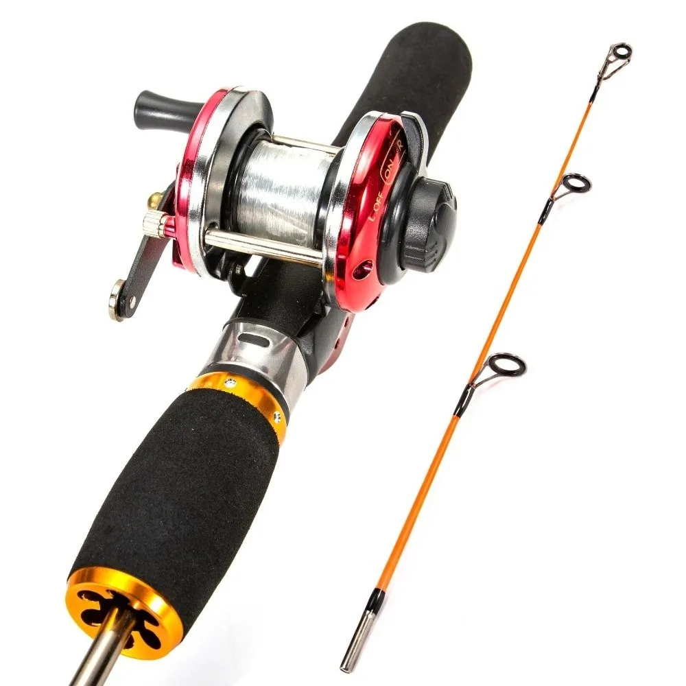 

High Strength Mini Pocket Fishing Rod Mini Size Comfortable Grip Shrimp Rod Winter Use Lightweight Ice Fishing Rod Winter Season