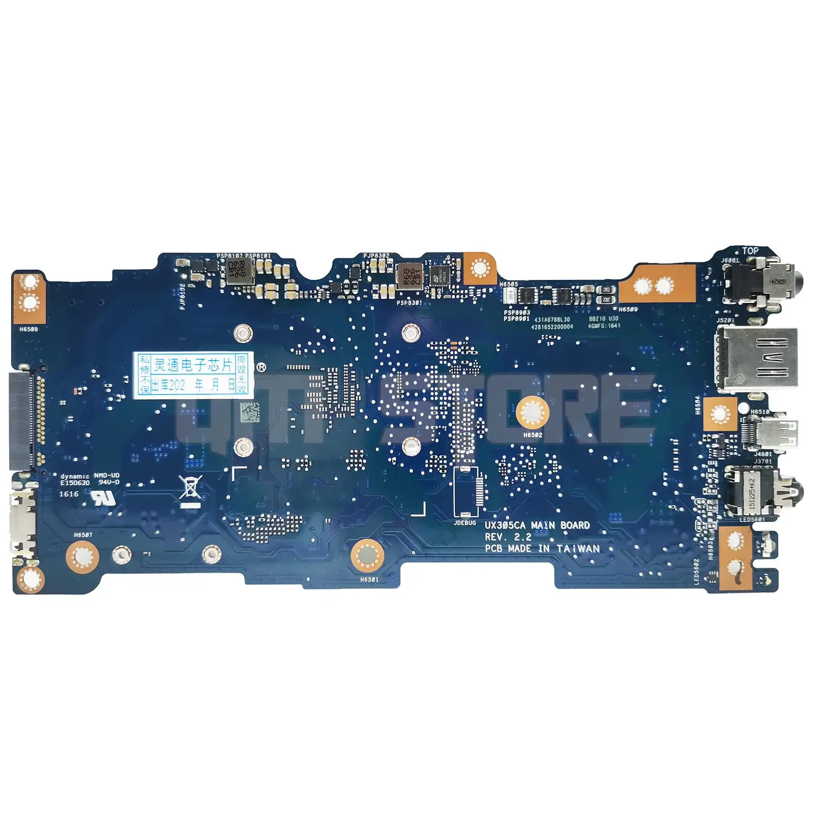 UX305C Mainboard For ASUS Zenbook UX305CA U305CA Laptop Motherboard M3 M5 M7 4G/8G-RAM Notebook MAIN BOARD