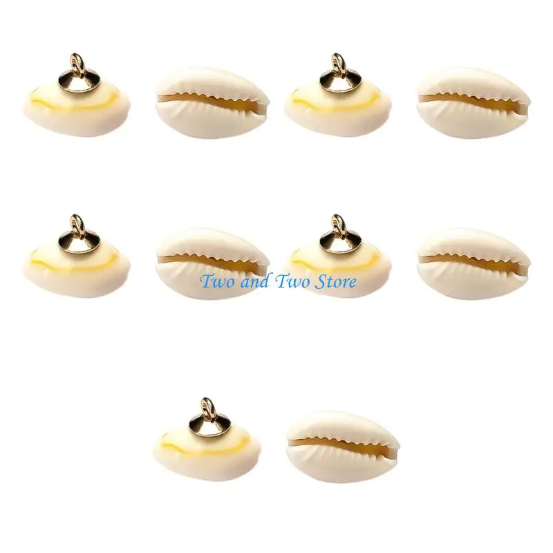 

HX6F 10pcs Elegant Shell Buttons Natural Looking Buckle for Garment Creations