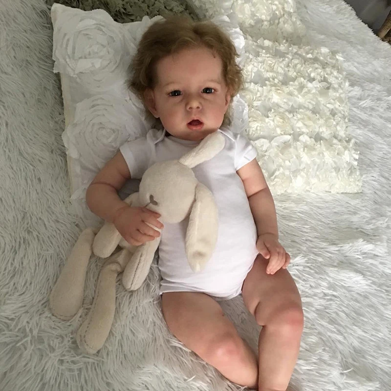 

55CM Reborn Baby Doll Liam Baby Reborn Dolls Soft Touch Real Lifelike Toys Children Baby Kids Play Toy Gift Reborn Boy