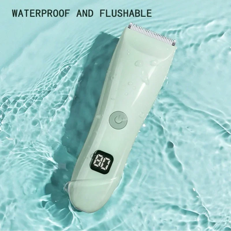 ماكينة حلاقة كهربائية قابلة لإعادة الشحن للأطفال، ماكينة حلاقة كهربائية عالمية يمكن غسلها لقص شعر الأطفال #2