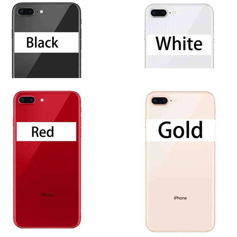 for IPhone 8Plus Original Back Housing Full Assembly With Parts Battery Back Shell 8p Rear Door Chassis Frame SIM Tray Gifts