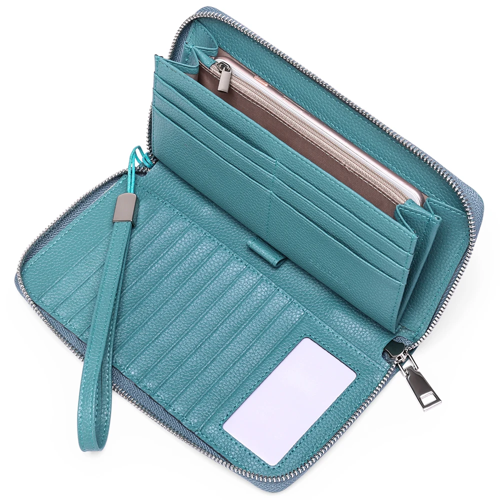 Leder Damen lange Brieftasche weibliche Karten halter Damen Geldbörsen Geldbörse Damen Brieftasche Handtasche große Kapazität Clutch Tasche