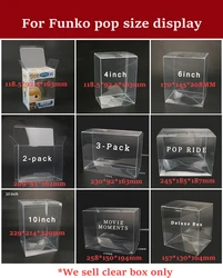 Transparent Clear box for Movie Moments box by hand for Funko pop series collection storage protective box