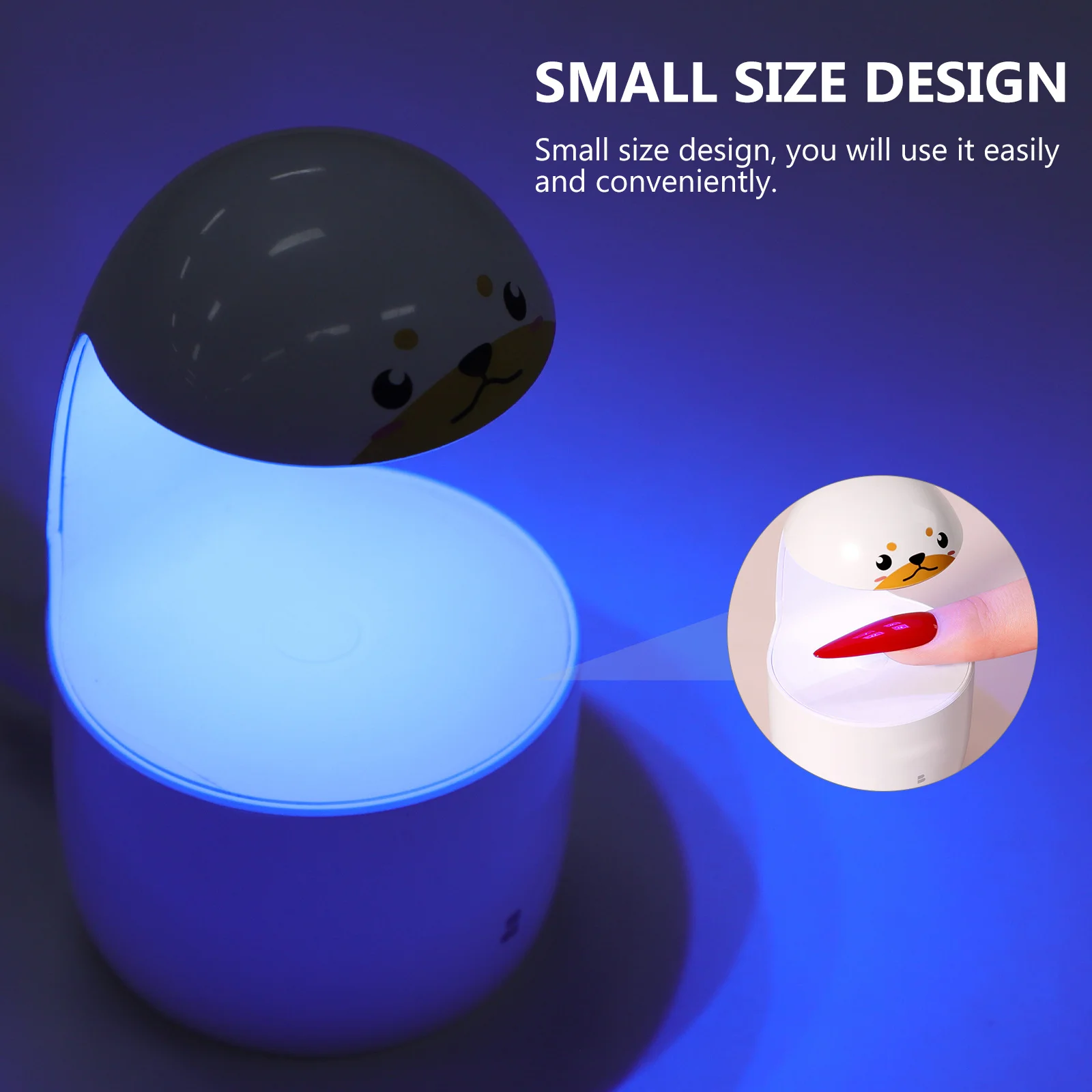 1pc lampada mini macchina per manicure ad asciugatura rapida manicure luce gel per salone uso domestico strumento per nail art essiccatore per smalto